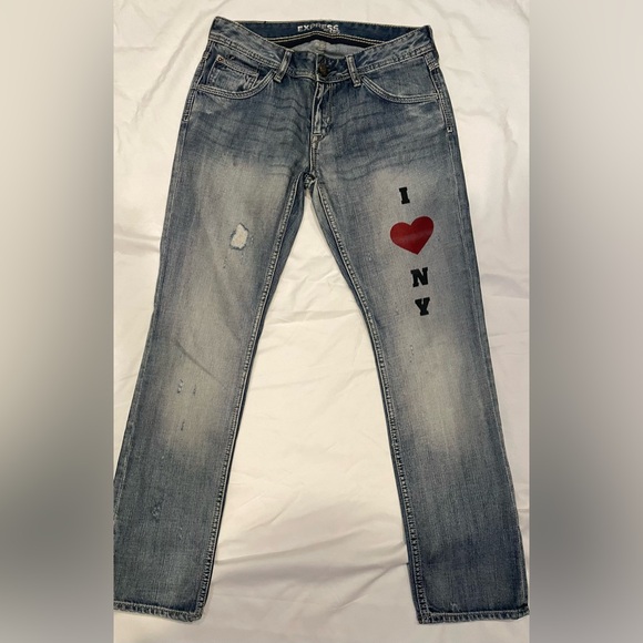 Unique NYC Upcycled Jeans - Size 6: Chic, stylish, eco-friendly fashion. - Picture 2 of 6